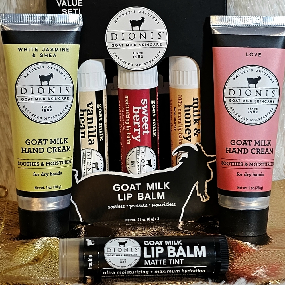 Dionis ✋️ Hand cream and lip moisturizer.